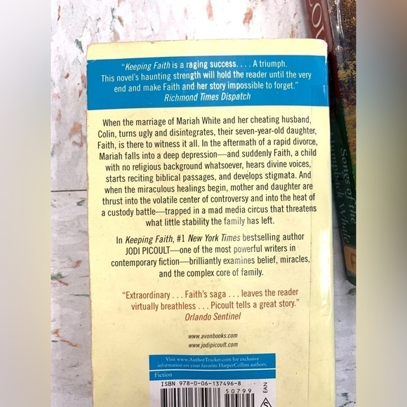 Set of 3 Jodi Picoult Books Mercy Keeping Faith Song of the Humpback Whale - Picture 6 of 10